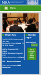 Mobile Screenshot of nera-education.org